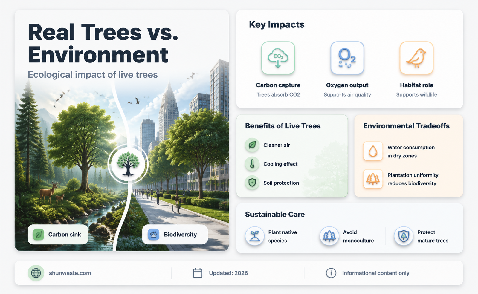 are real trees bad for the environment
