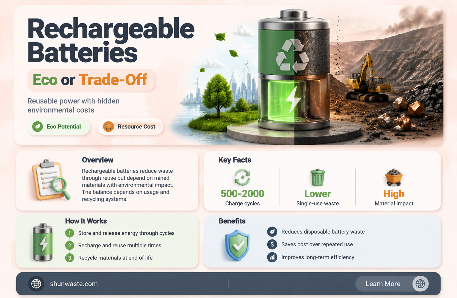are rechargeable batteries good for the environment