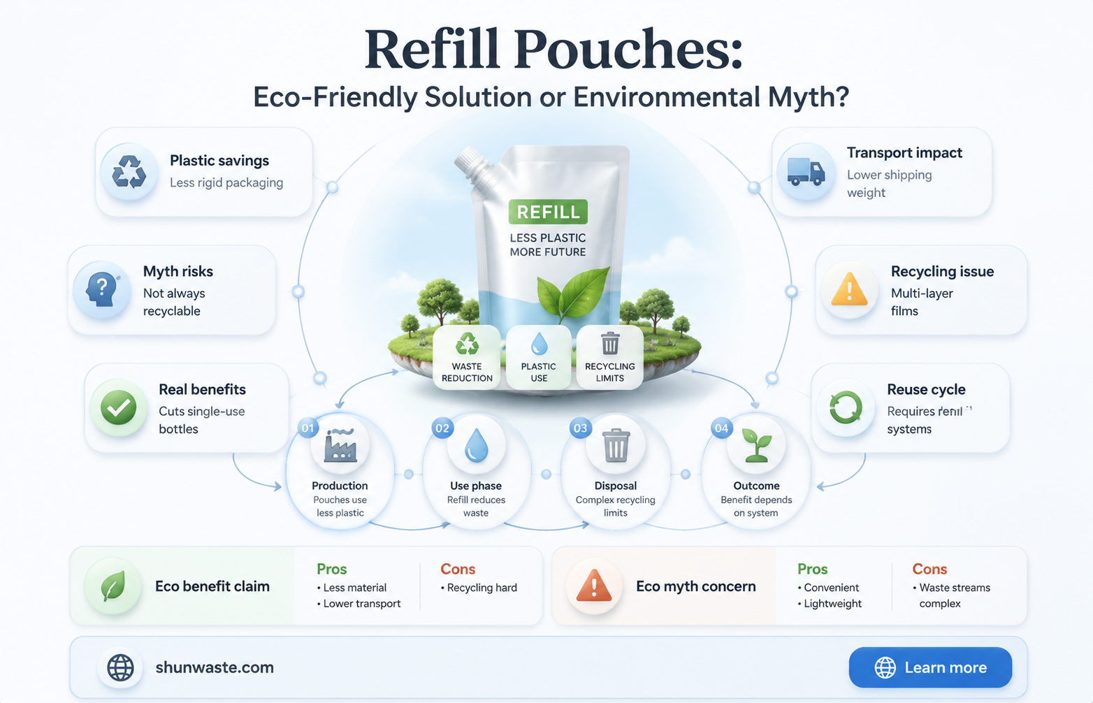 are refill pouches good for the environment