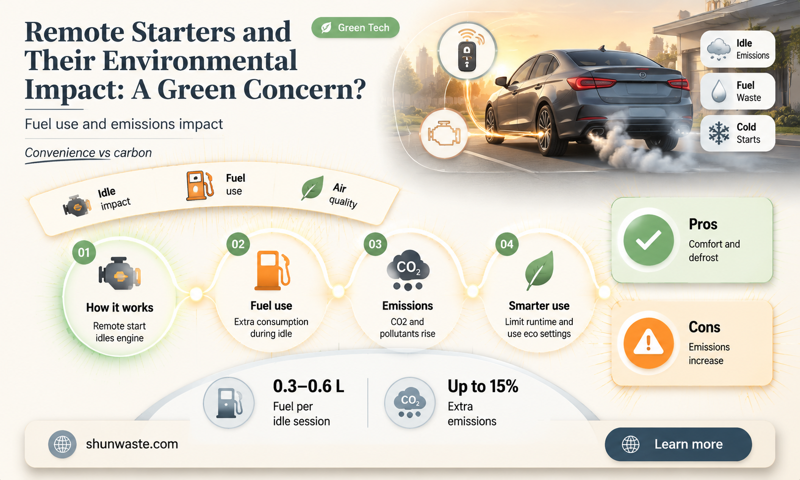 are remote starters bad for the environment