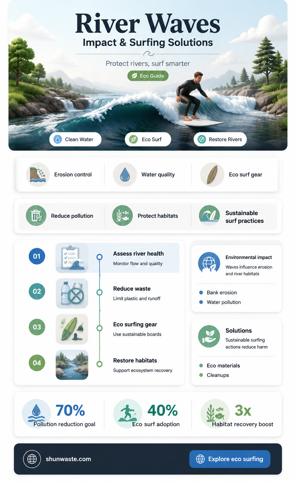 are river waves bad for the environment
