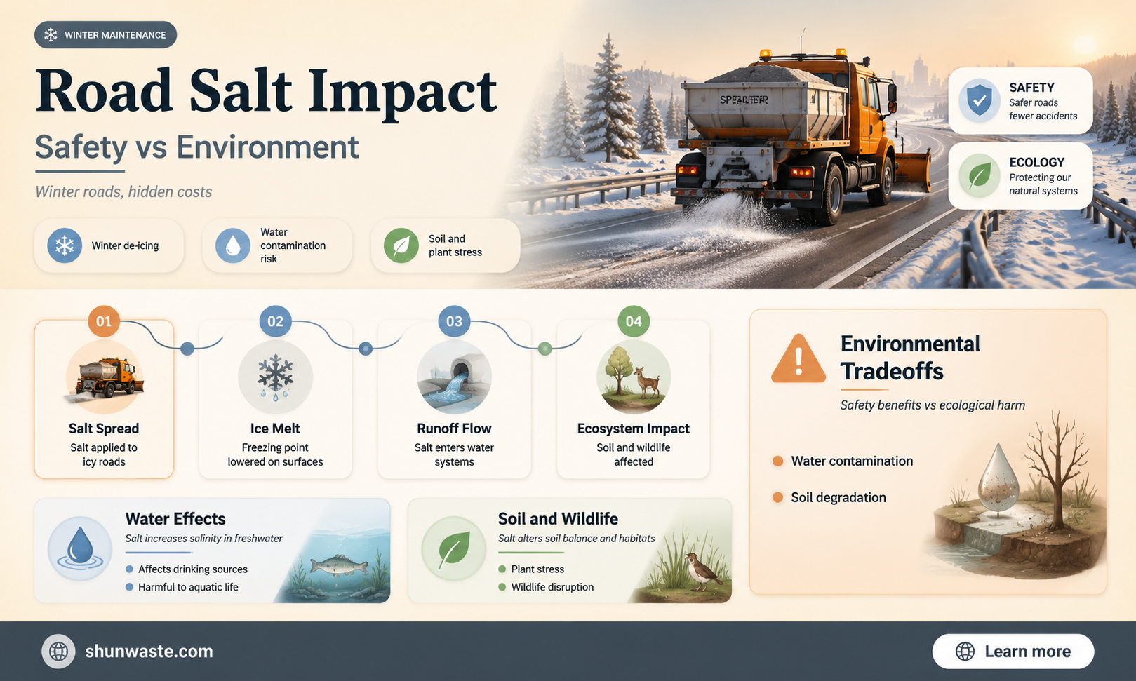 are salting the roads bad for the environment