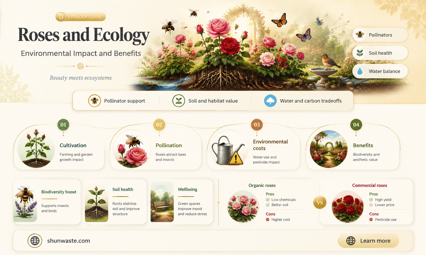 are roses good for the environment
