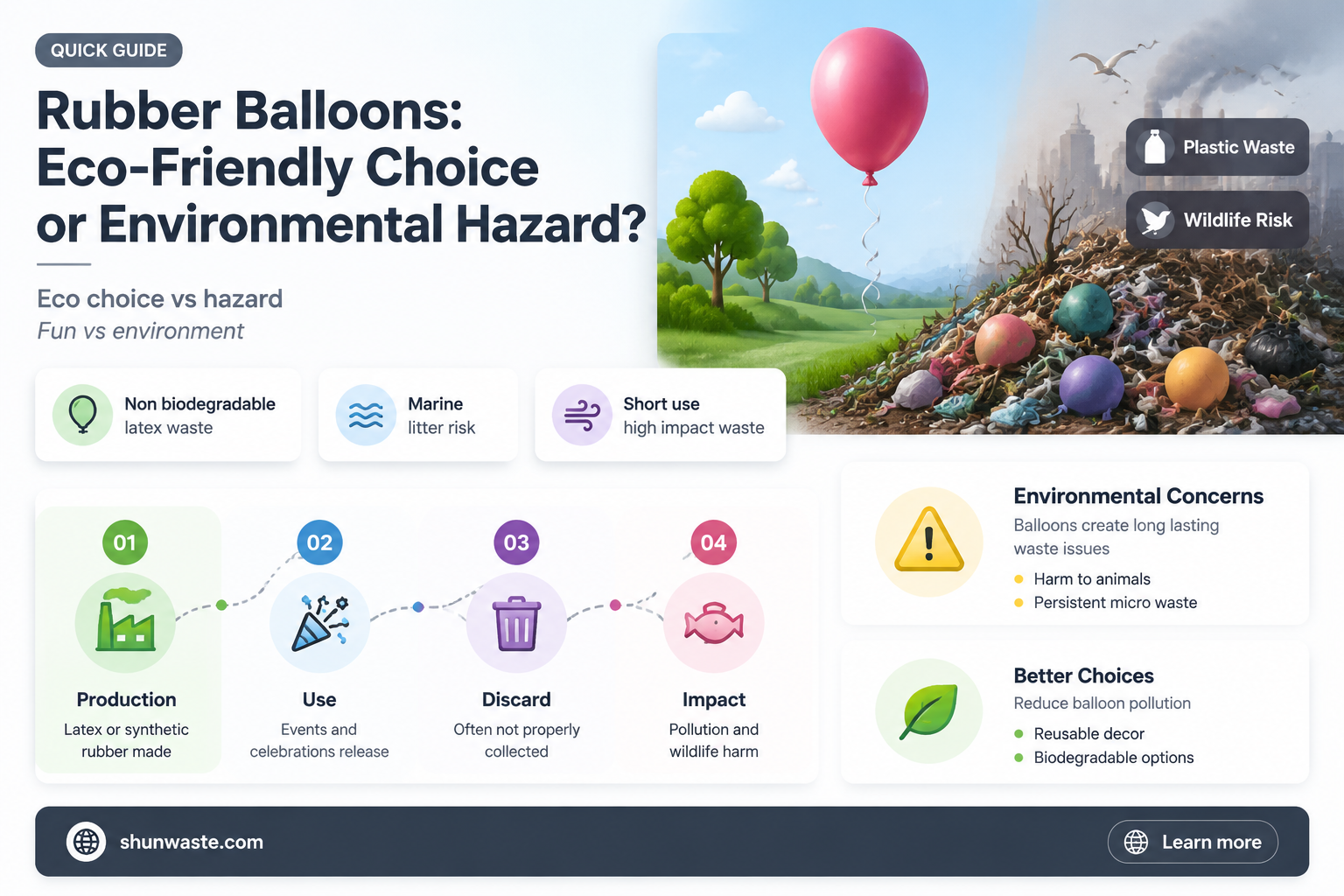 are rubber balloons bad for the environment