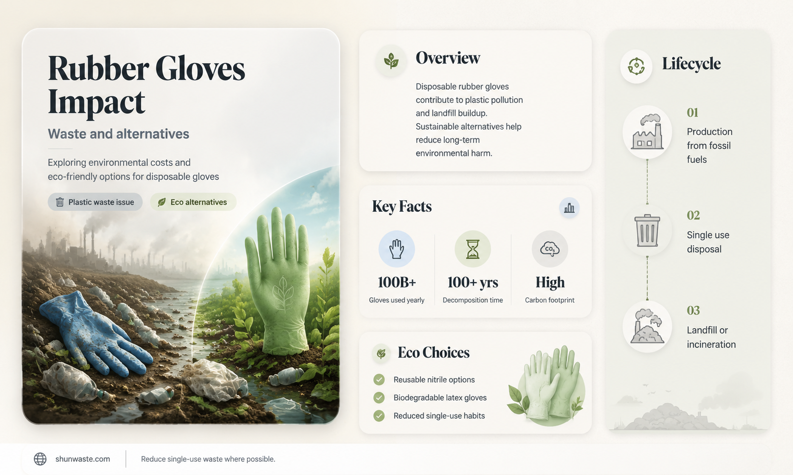 are rubber gloves bad for the environment