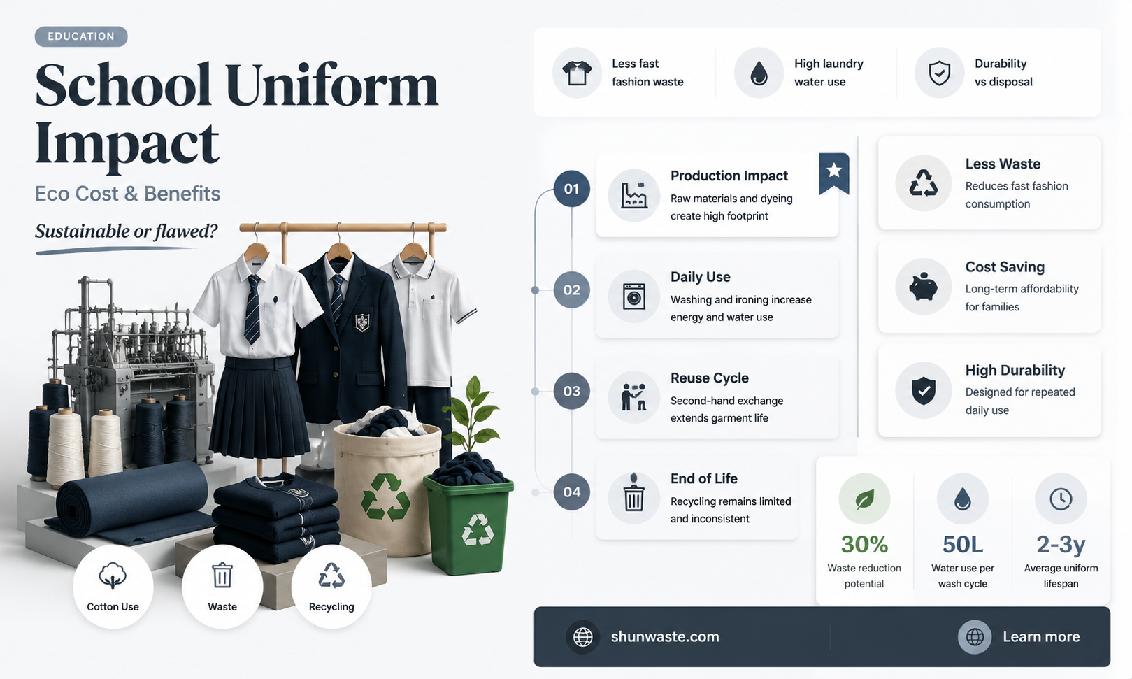 are school uniforms bad for the environment