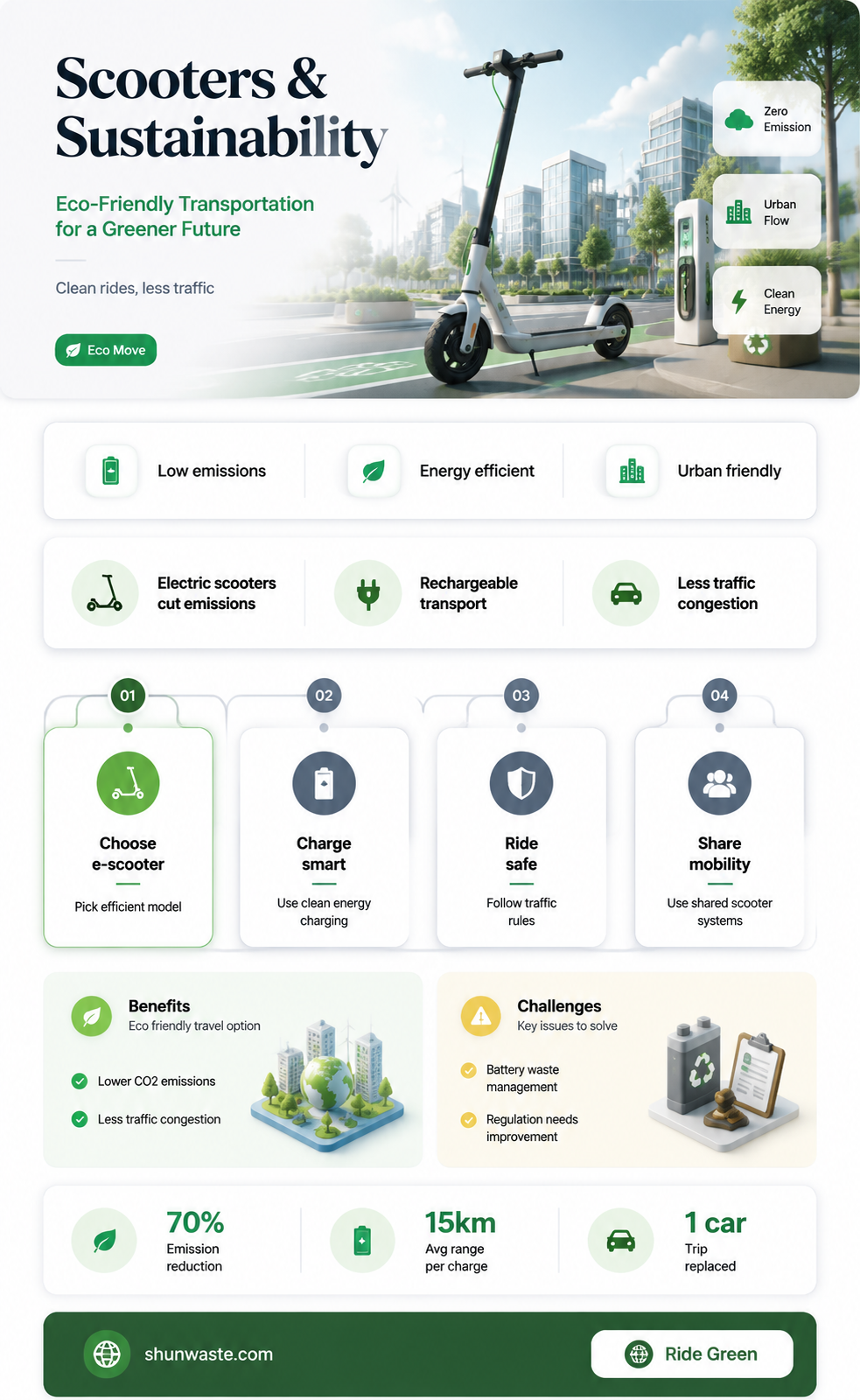 are scooters good for environment