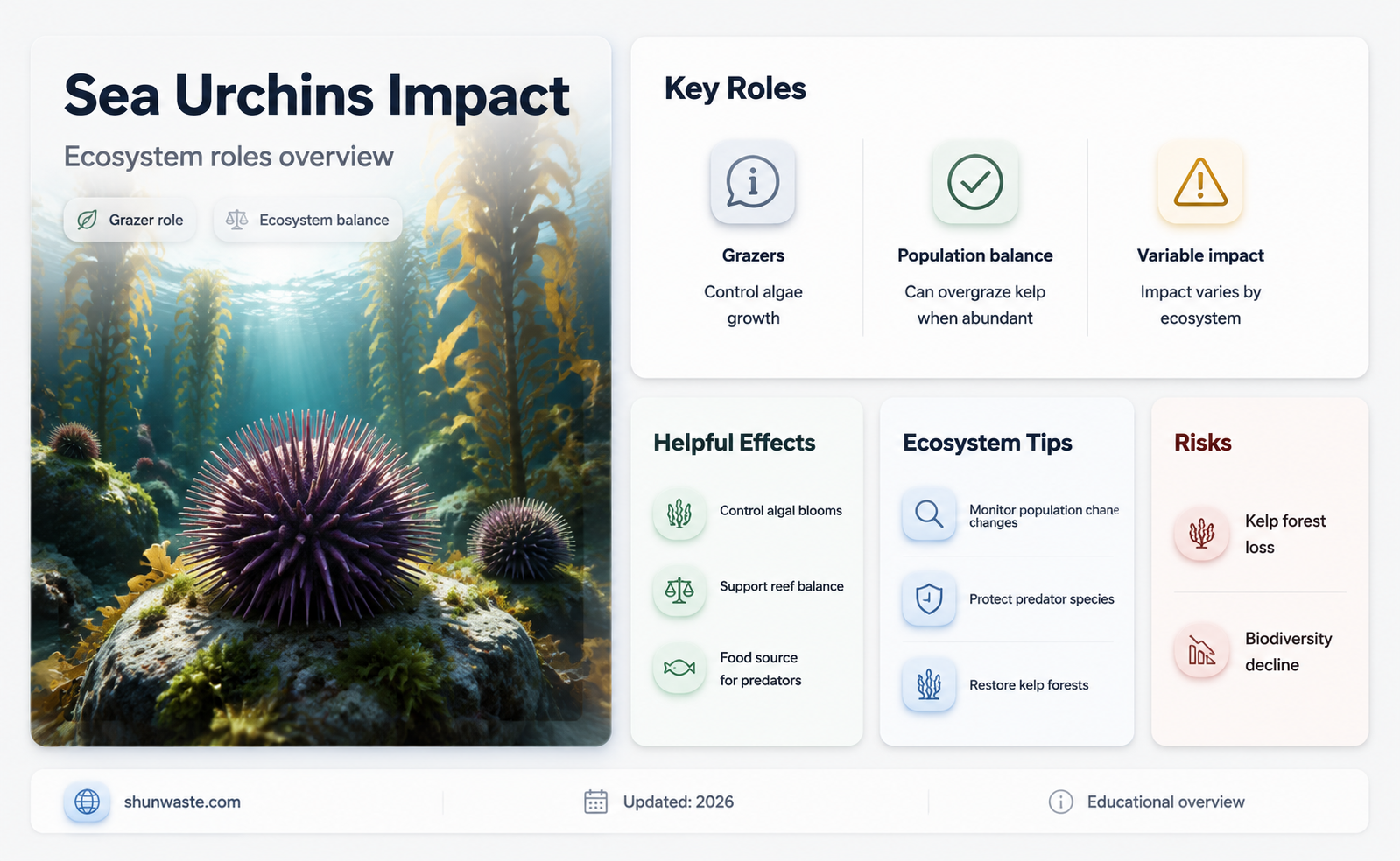 are sea urchins bad for the environment