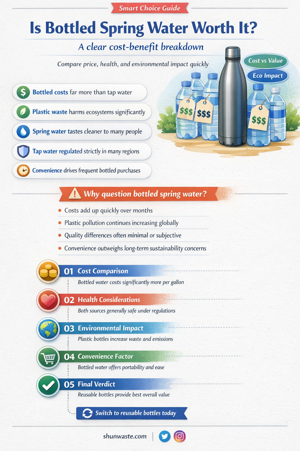 am i wasting money buying spring water