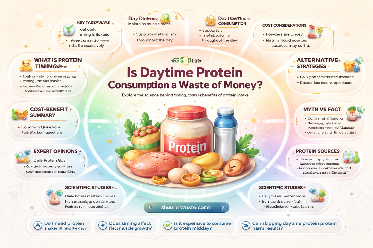 am i wasting money drinking protein during the day
