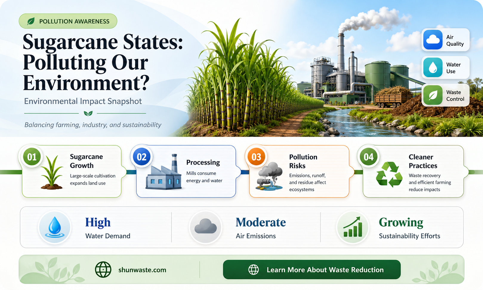 are other sugarcane states polluting our environment