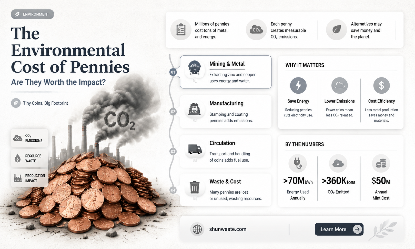 are making pennies bad for the environment