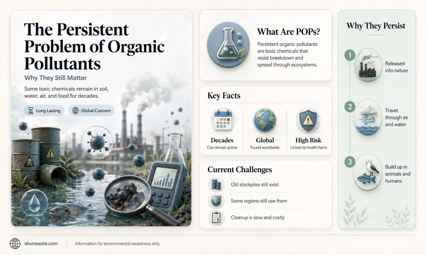are persistant organic pollutants still being used