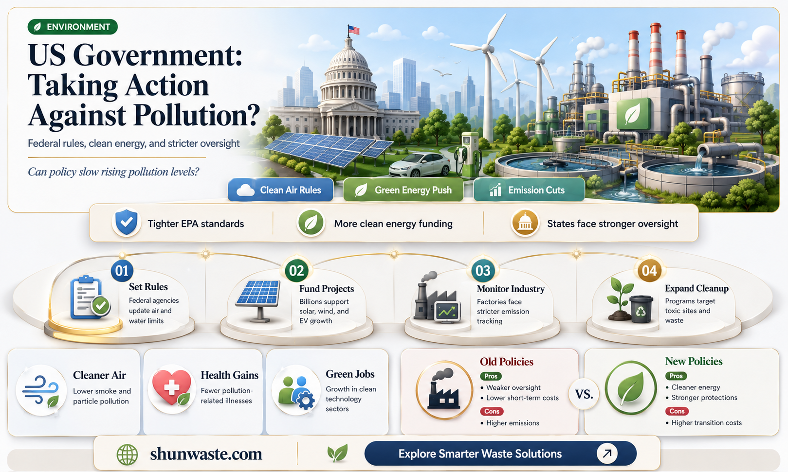 are government officials in the us doing anything about pollution