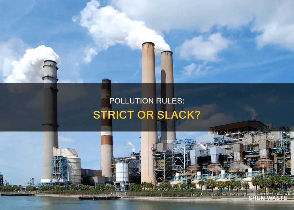 was pollution rules strict