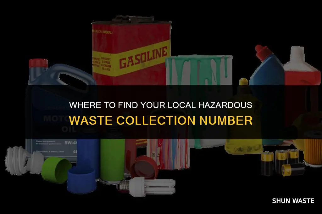 were do you find who cal number hazardous waste