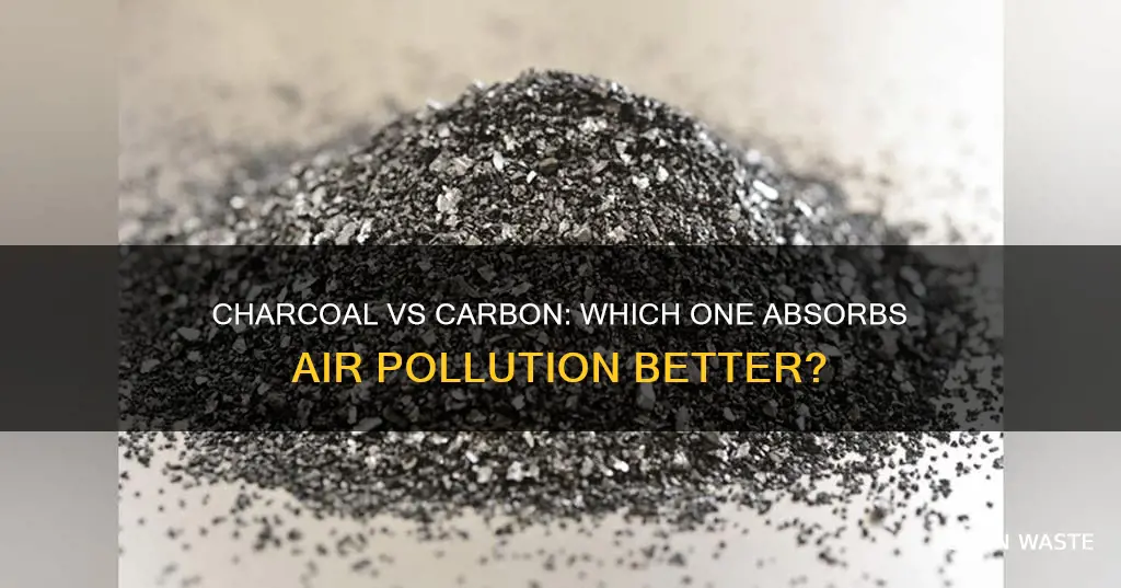 what absorbs air pollution better csrbon or charcoal