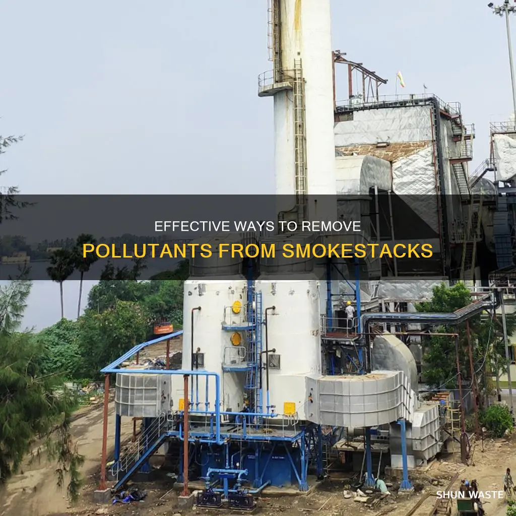 what additions to smokestacks help remove pollutants