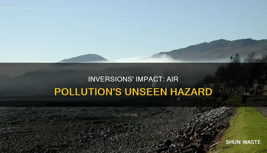 what affect do inversions have on air pollution