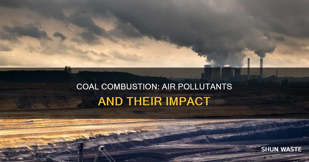 what air pollutant comes from burning coal
