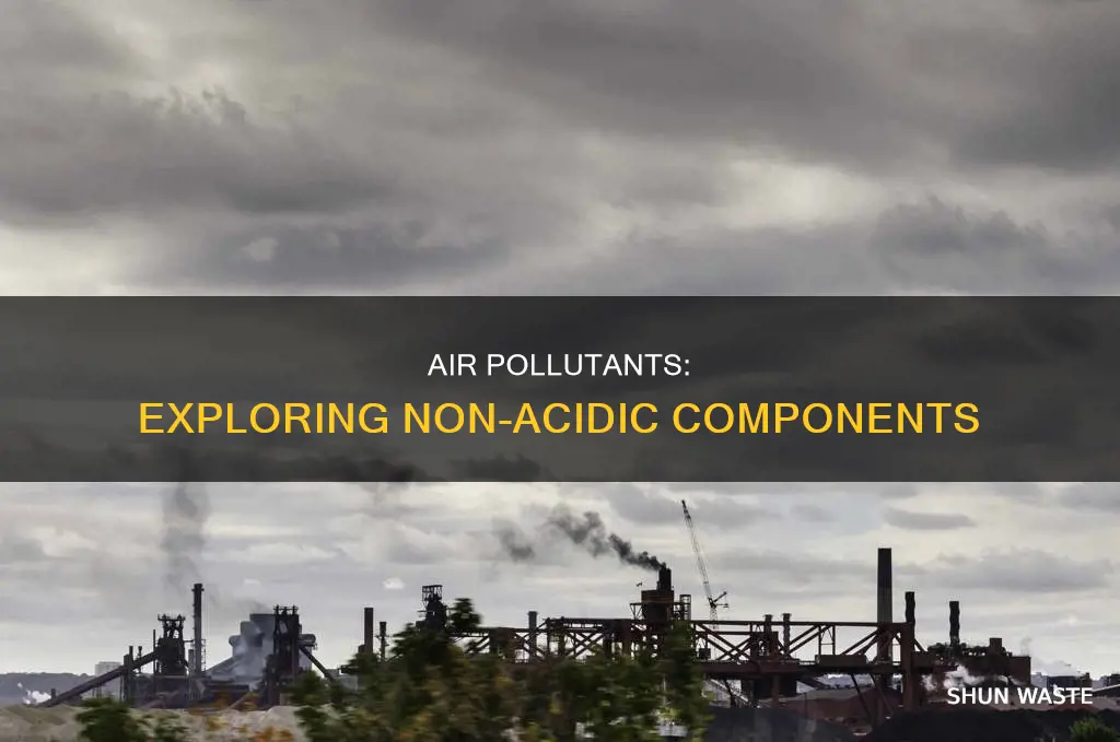 what air pollutant is not acidic