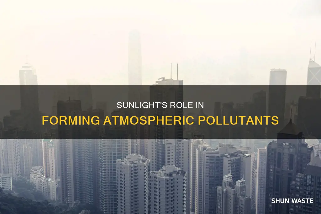 what air pollutants need sunlight to form