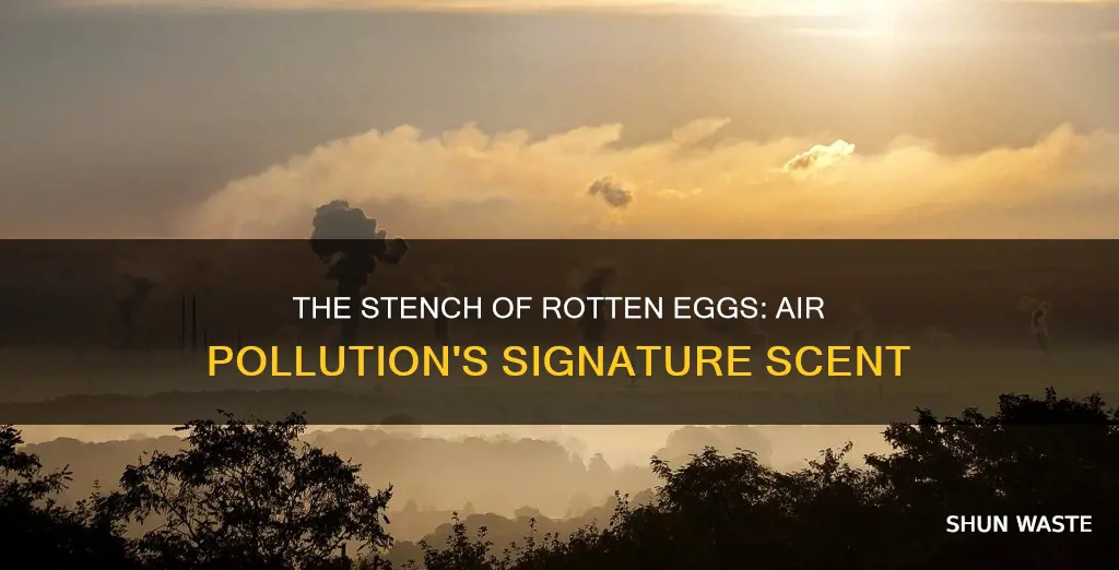 what air pollution smells like rotten eggs