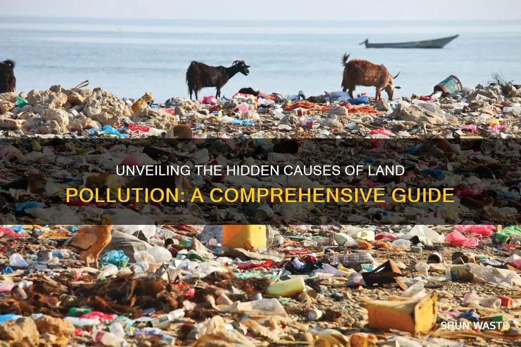 what all causes land pollution