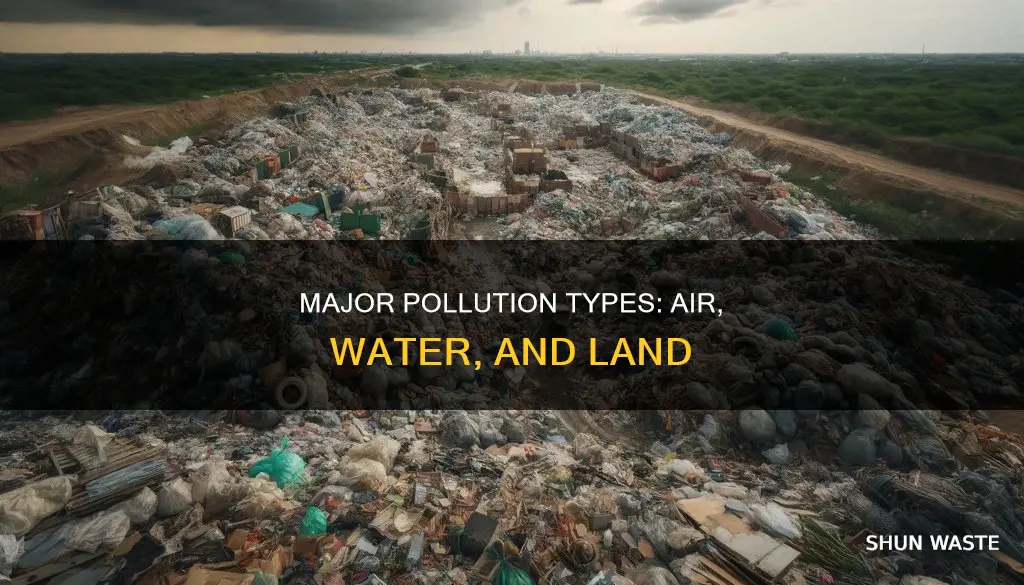 what are 3 main types of pollution
