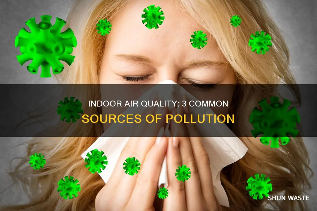 what are 3 possible sources of indoor air pollution