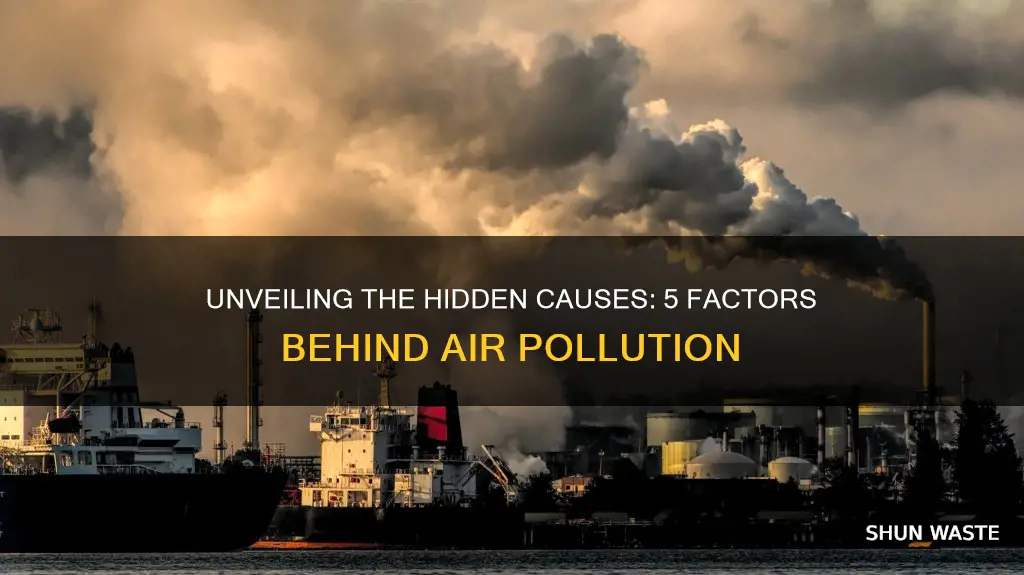 what are 5 causes of air pollution