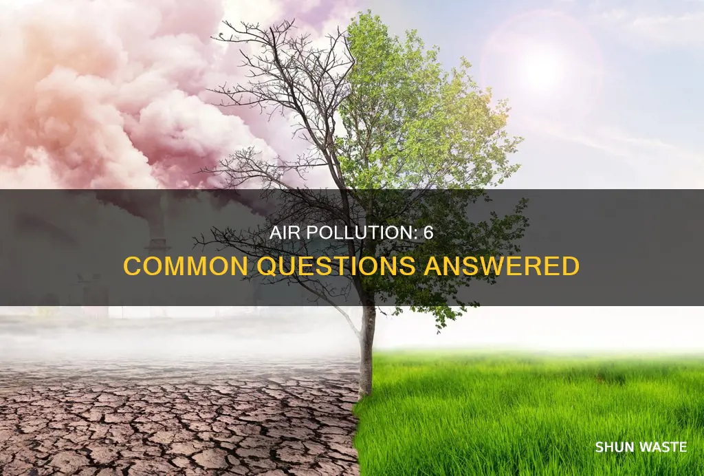 what are 6 common air pollution answers