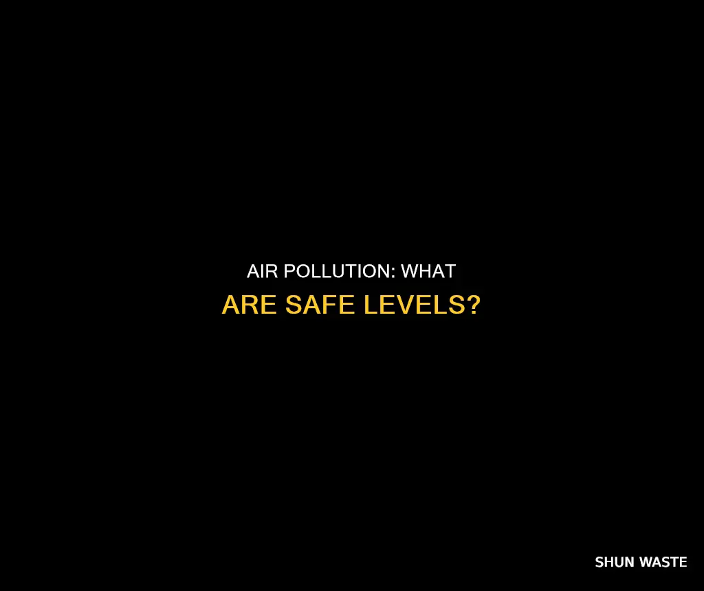 what are accepatable air pollution levels