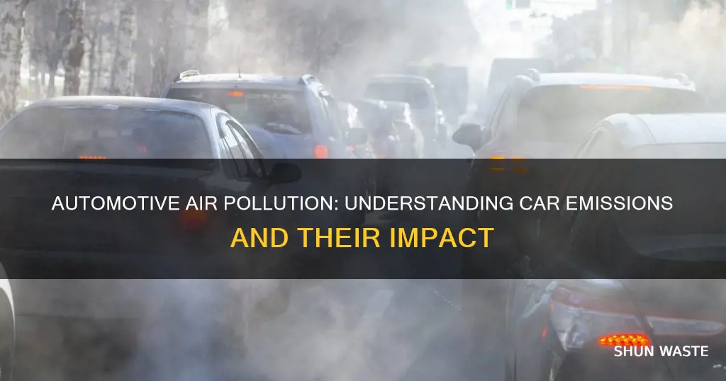 what are air pollution from car called