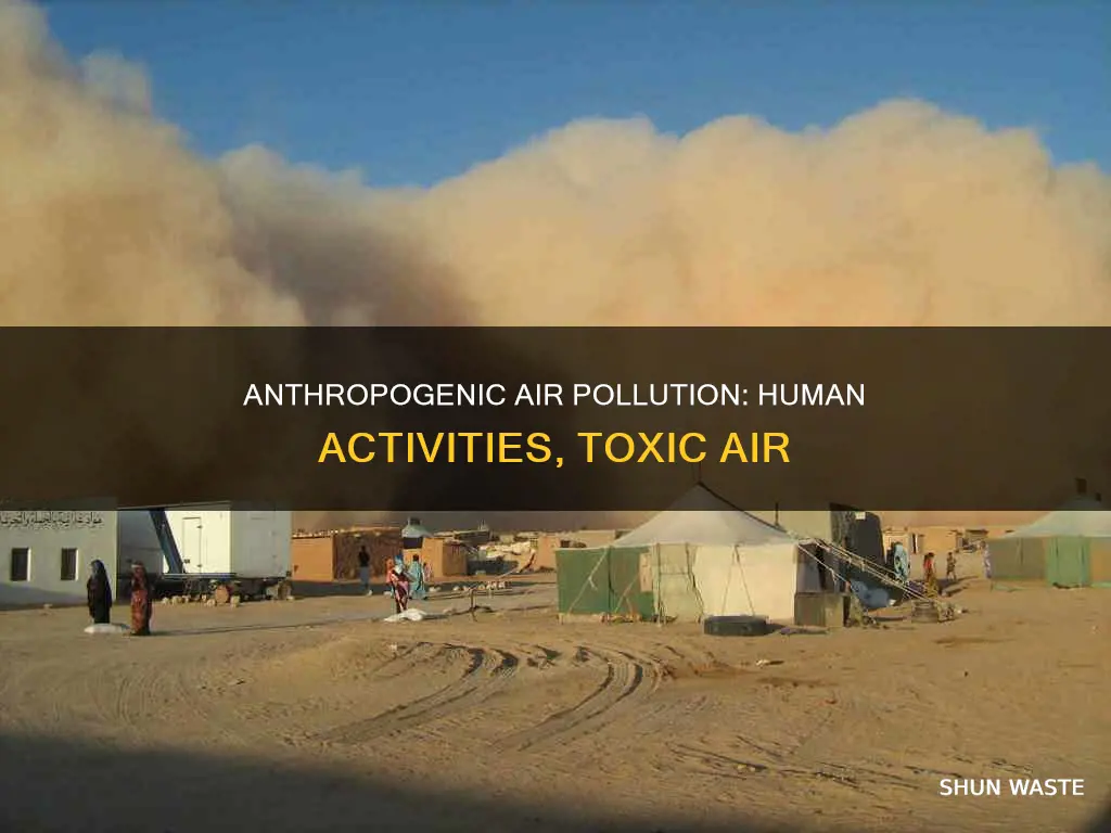 what are anthropogenic sources of air pollution