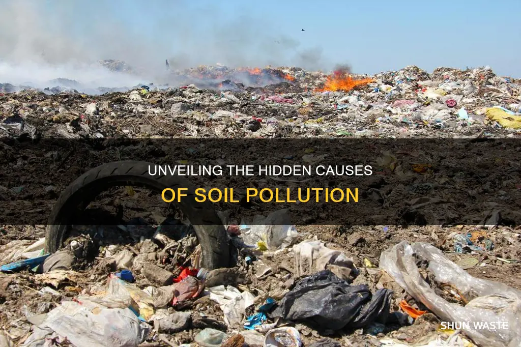 what are causes of soil pollution