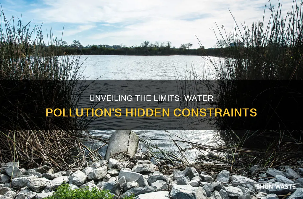 what are constraints of water pollution