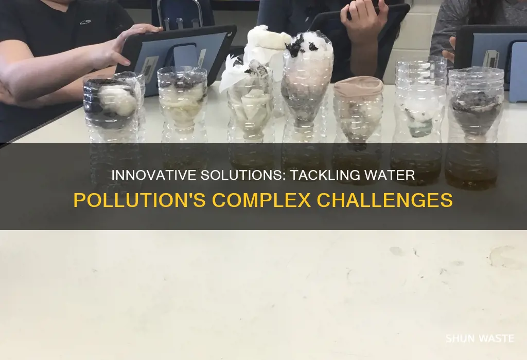 what are current or possible solutions to water pollution