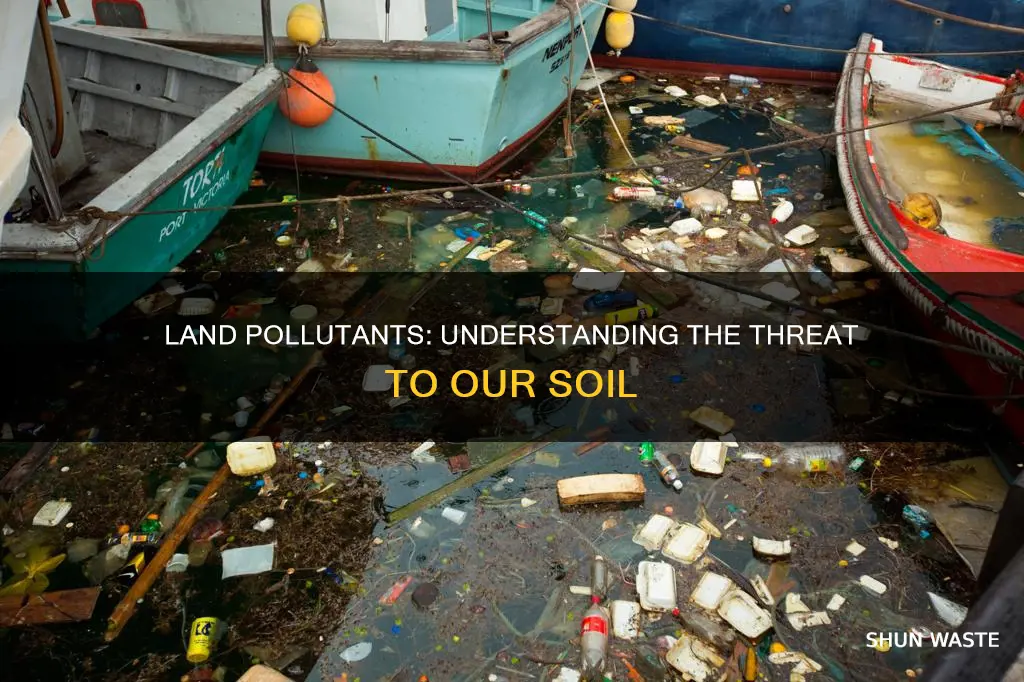 what are land pollutants