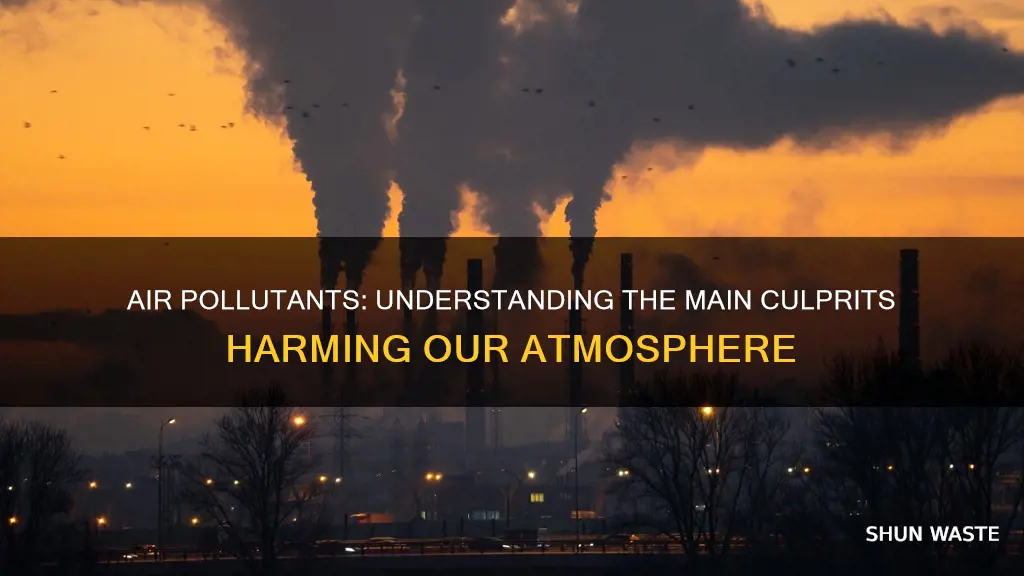 what are main air pollutants