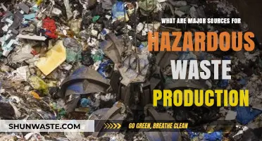 Unveiling the Primary Culprits: Sources of Hazardous Waste Production
