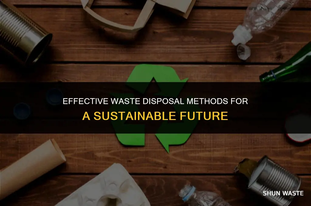what are methods of waste disposal