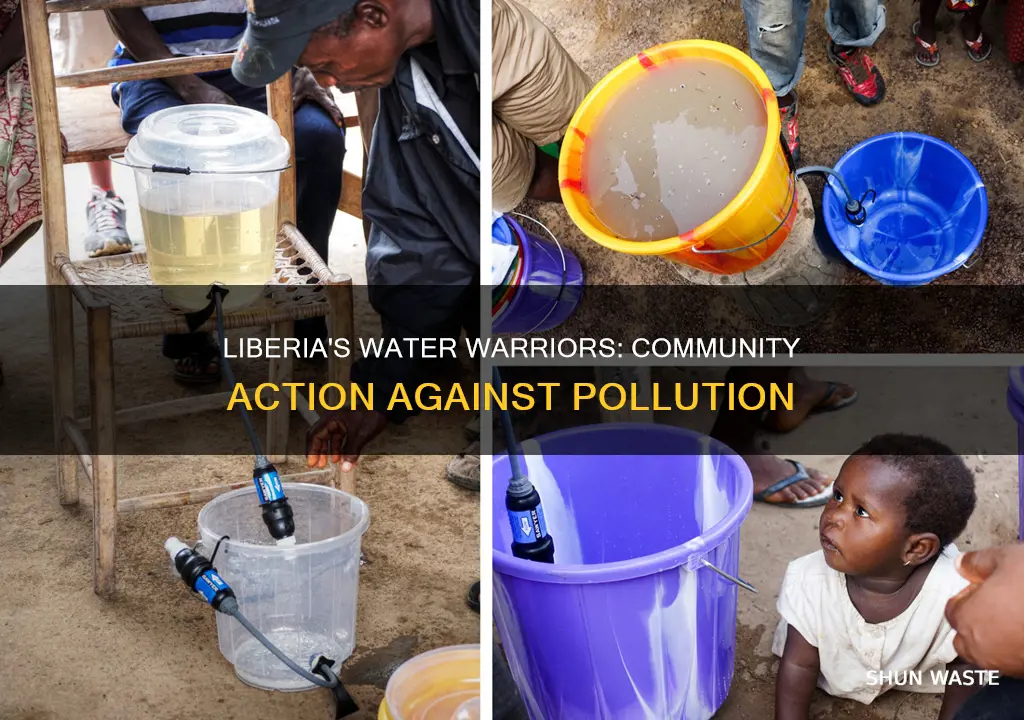 what are people doing to help water pollution in liberia