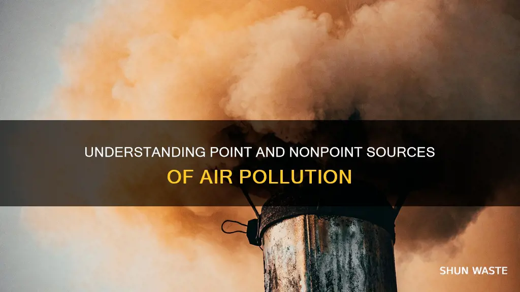 what are point and nonpoint sources of air pollution