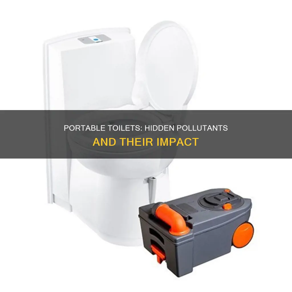 what are potential non-sediment pollutants from portable toilets