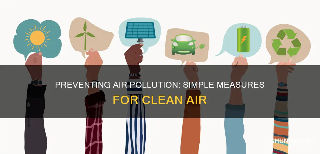 what are preventive measures of air pollution