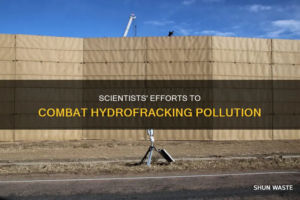 what are scientists doing about hydrofracking pollution