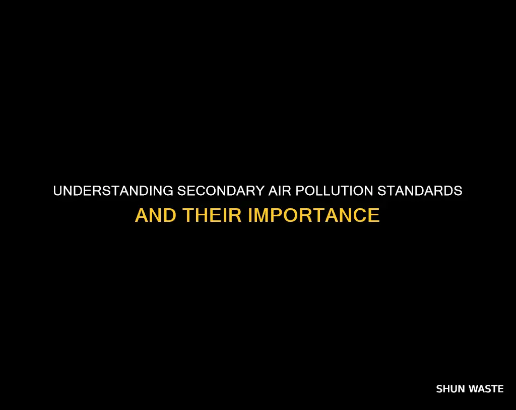 what are secondary air pollution standards
