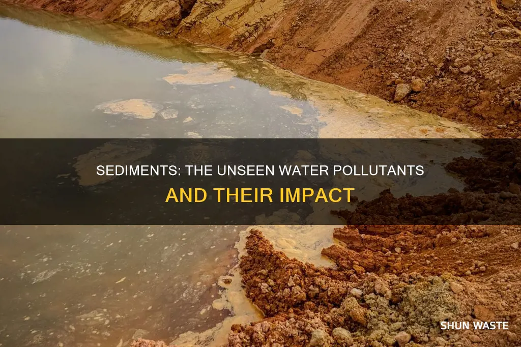 what are sediments water pollution