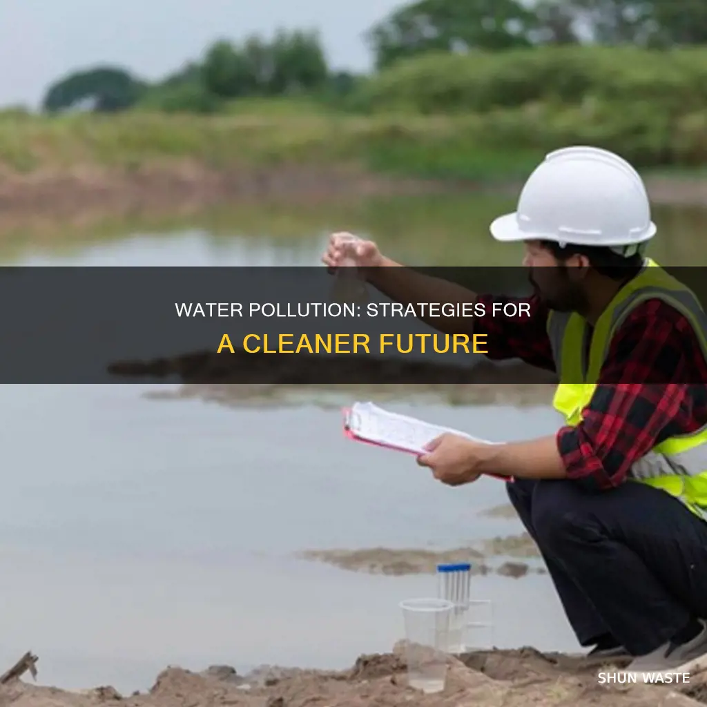 what are sollutions to water pollution
